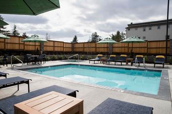 Soak or swim—pool and hot tub